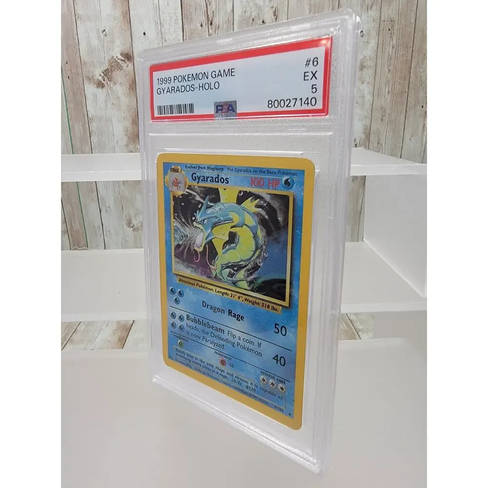 Wizards of the Coast Pokemon TCG Base Set Gyarados Holo Rare 6/102 PSA 5 1999